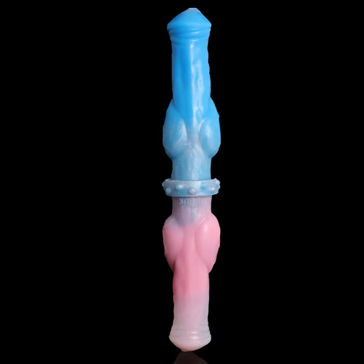 Double Ended Wolf Dog Dildo Gay And Lesbian Sex Toy For Masturbating Orgasm