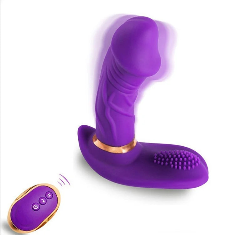 Women's Wireless Remote Control Wear Rocking Masturbation Vibrator, Couples Share Vibrator, Adult Sex Products