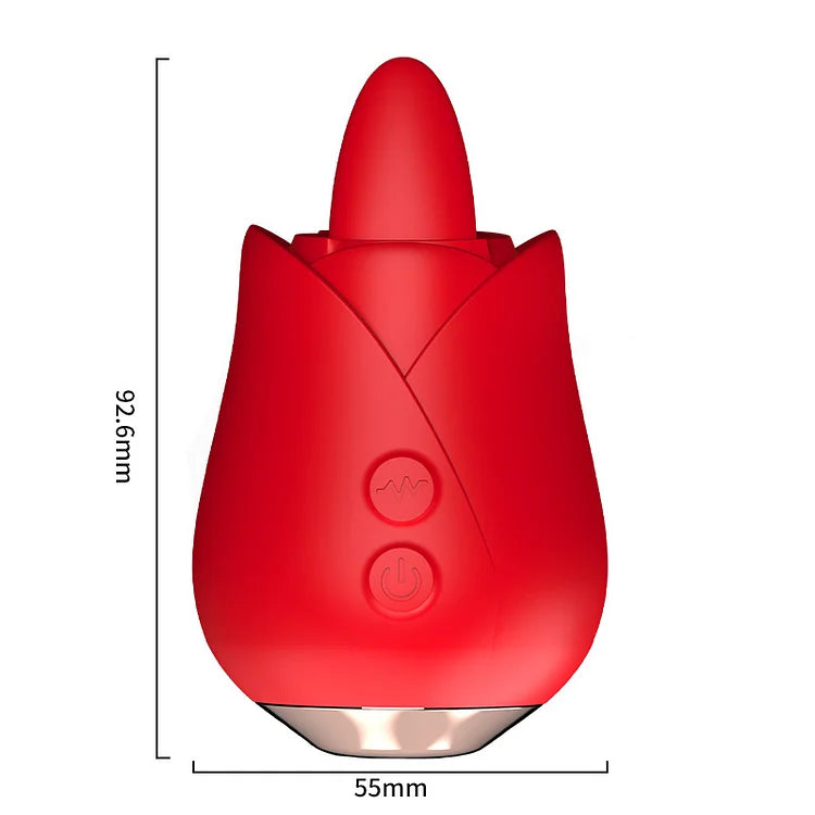 5 Tongue-licking Modes Rose Toy