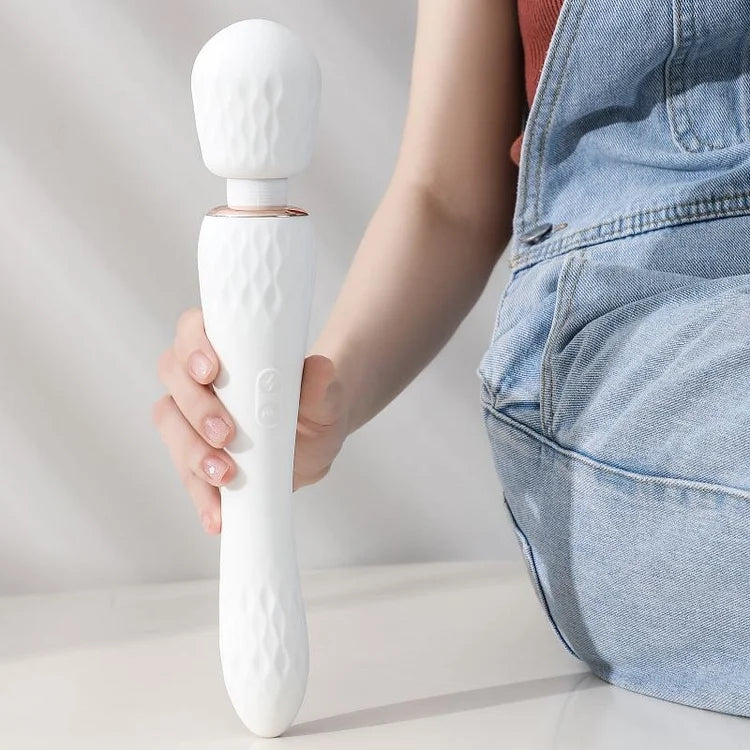 Strong Shock Vibration Women's Masturbation Double Head Massage Stick