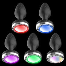 Load image into Gallery viewer, Glow In The Dark Wireless Remote Control Anal Plug Vibrator Masturbation Silicone Luminous Anal Plug Female Masturbator Aliexpress Amazon