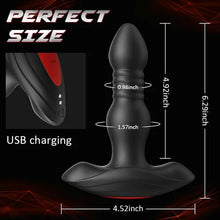 Load image into Gallery viewer, 3 Thrusting 10 Vibrations Anal Plug With Remote Controller