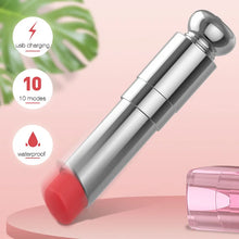 Load image into Gallery viewer, Lippy 1.0 - Lipstick With Egg Skipping Women&#39;s Vibrator