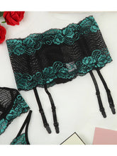 Load image into Gallery viewer, Bra Lace Perspective Three Piece Underwear Set