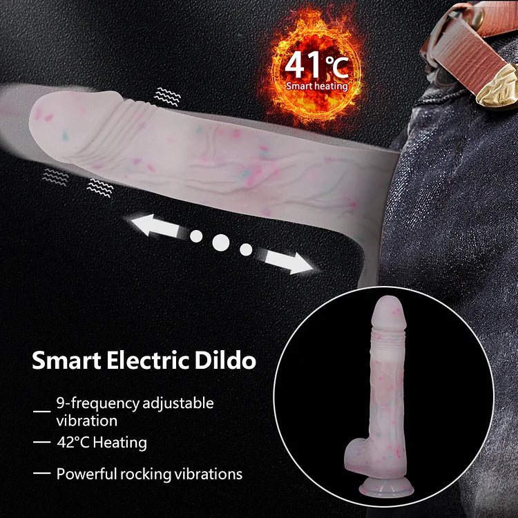 4-in-1 Heating Retractable Swing Vibration Dildo