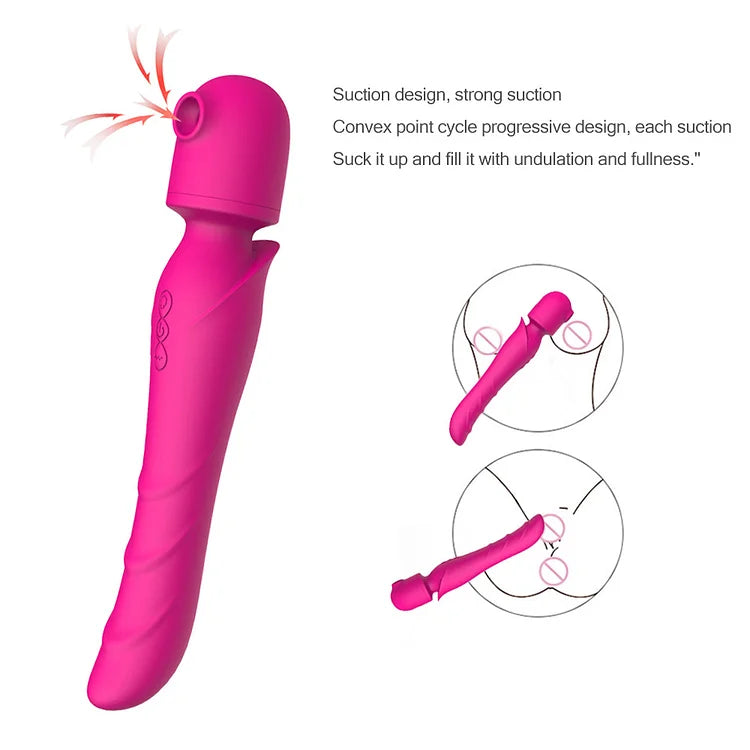 Cross-border Blockbuster Armoured Warrior Rechargeable Sucking Vibrator Private Second Wave Av Massage Stick Female Sex Masturbation Stick