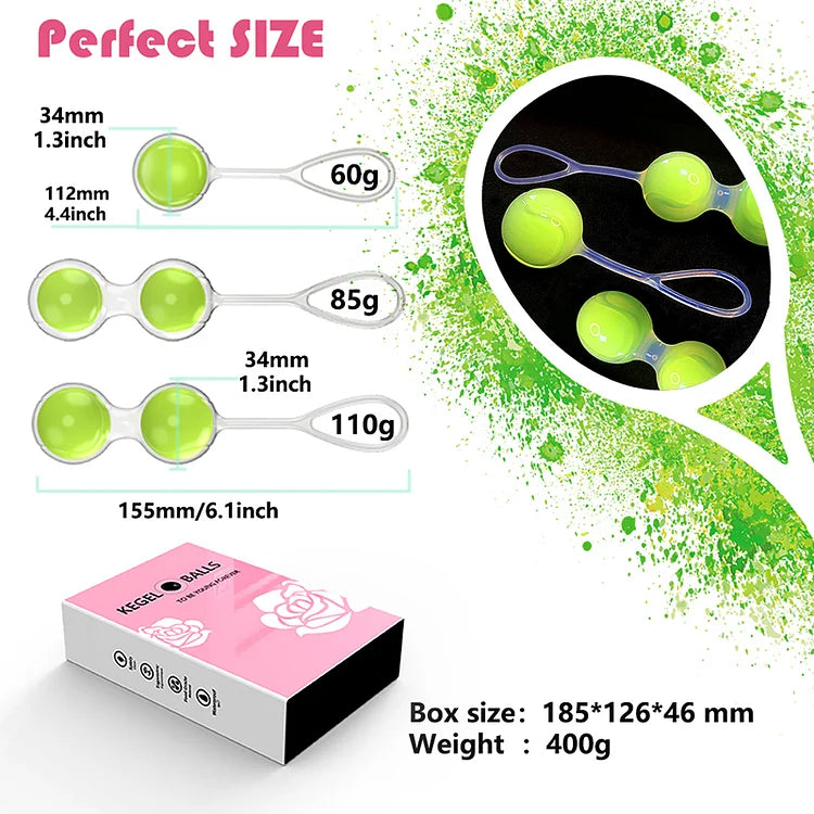 Silicone Smart Ball Tennis Kegel Ball Ben Wa Ball Vagina Tighten Exercise Machine for Women