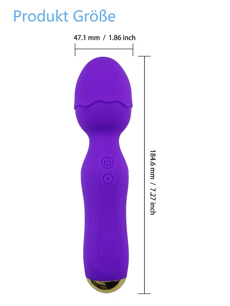 Av Vibrator Women's Masturbation Massager Adult Sex Products Strong Shock Second Tide Massage Stick