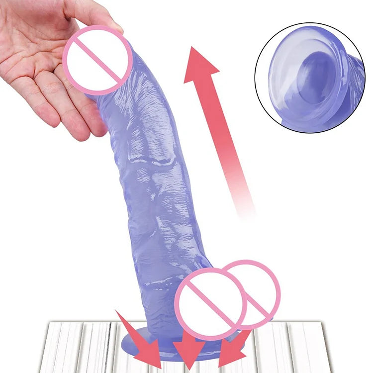 Pure Love 7.5 Inch Silicone Dildo With Suction Cup