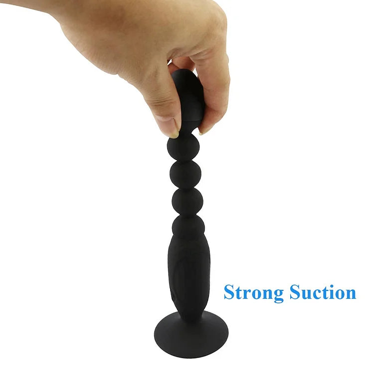 Remote Control Anal Plug Bead Butt Plug Prostate Massager Vibrator