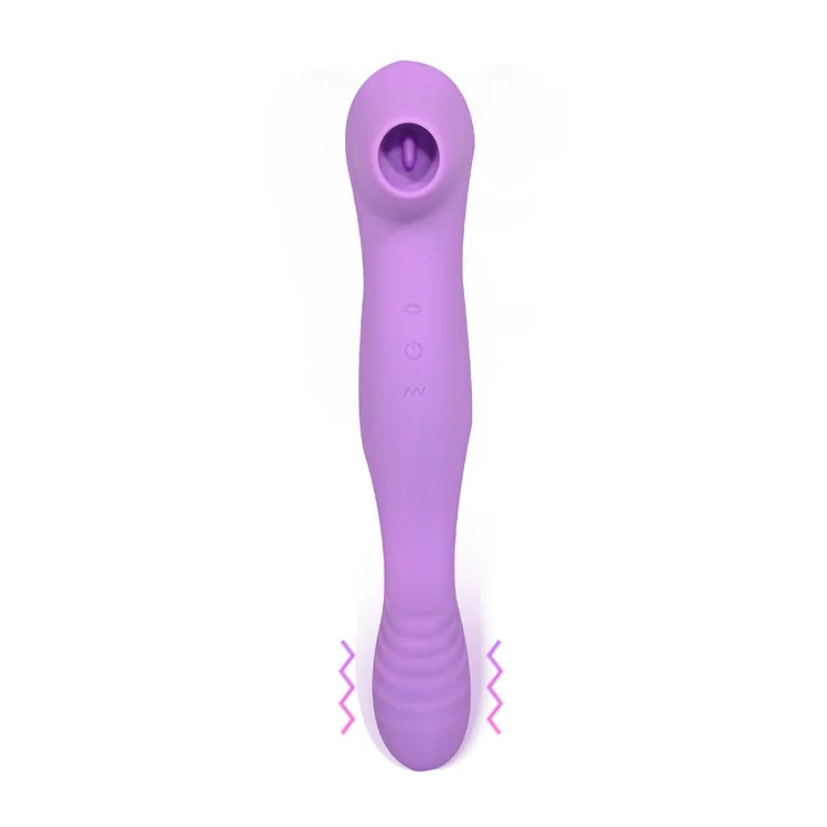 Bending Sucking Stick, Vibrating And Sucking Dual-purpose Vibrating Stick, Female Clitoral Stimulation, Orgasmic Masturbation Device