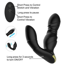 Load image into Gallery viewer, Wireless Remote Control Telescopic Vibration Prostate Massager