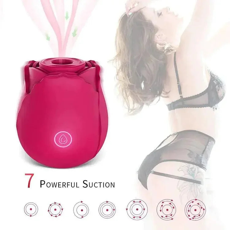 Rose Sucking Vibrator Sex Toys For Women Pink