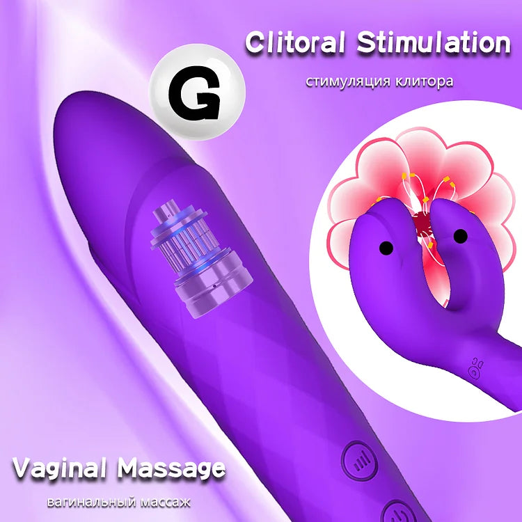 G-spot Rabbit Waterproof Rechargeable Dildo