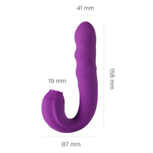 Load image into Gallery viewer, LILIAN G Spot Vibrator with Rotating Head &amp; Vibrating Tongue